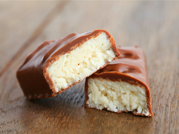Homemade Coconut Chocolate Bars
