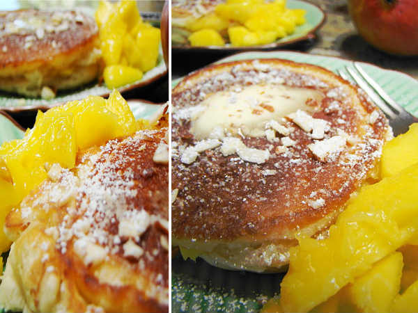  Sugar Free Mango Pancake Recipe with Honey