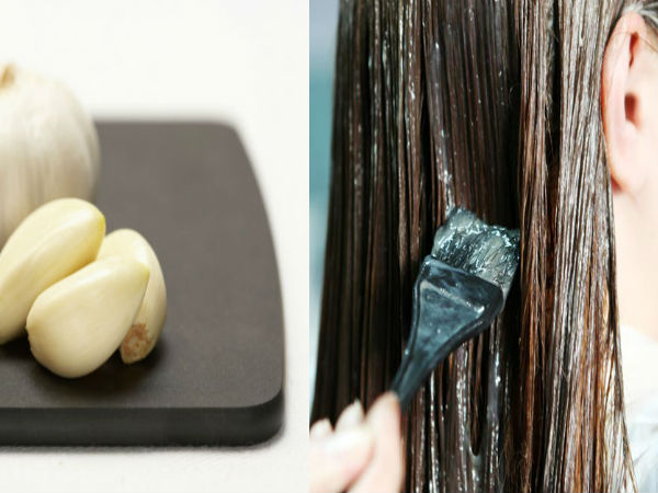  Hair Dye using Garlic 