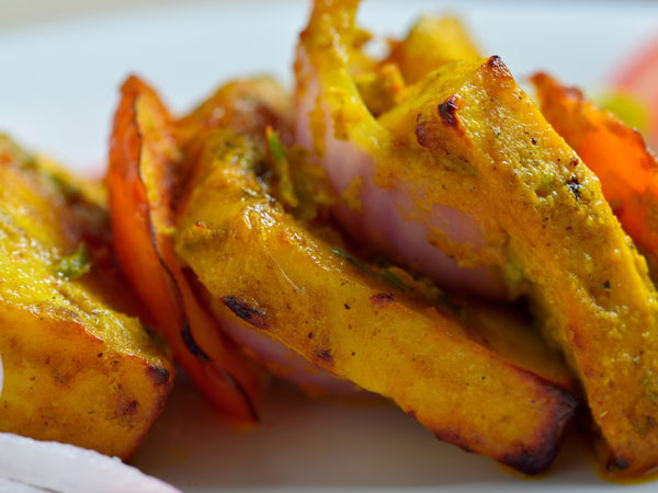 Delicious Soya Cheese Kebab!