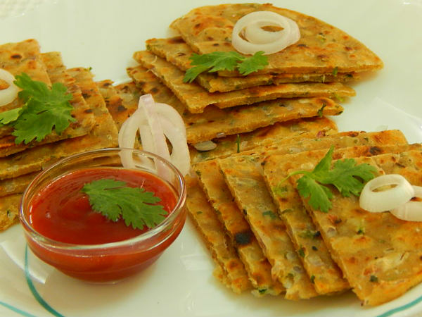 Pyaaz ka paratha recipe