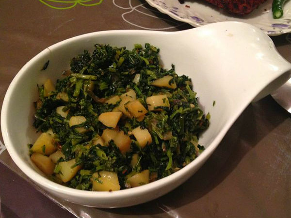 how to make methi aloo recipe