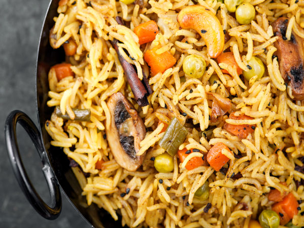 Shahi Mushroom Biryani Recipe