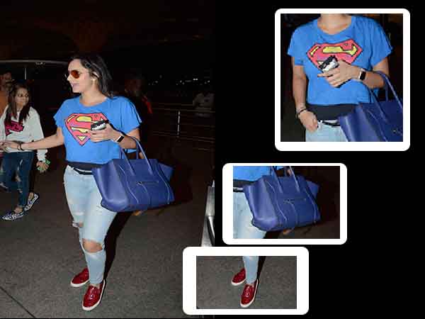  Sania In Superman Tee & Parineeti in Tan Boots 
