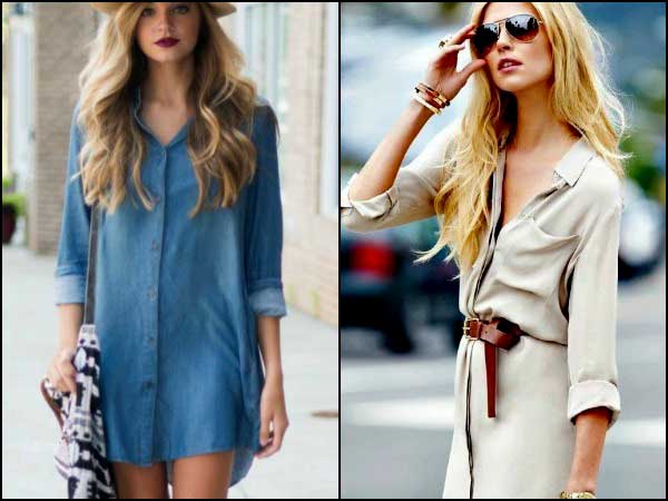 4. शर्ट ड्रेस - 