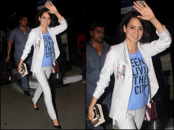 9. व्‍हाइट टू पीस में कंगना 