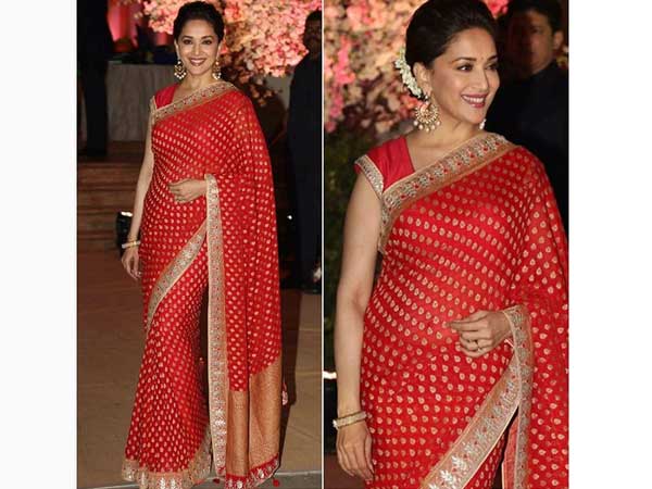 4. अनीता डोंगरे की डिजाइन में माधुरी दीक्षित: 