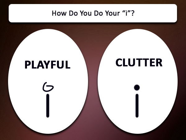 7. आप ‘i' कैसे लिखते हैं? 7. आप ‘i' कैसे लिखते हैं?