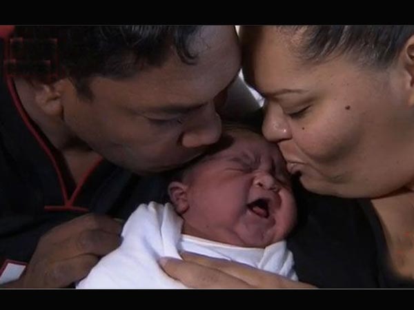 baby that weighed 6.8 kg