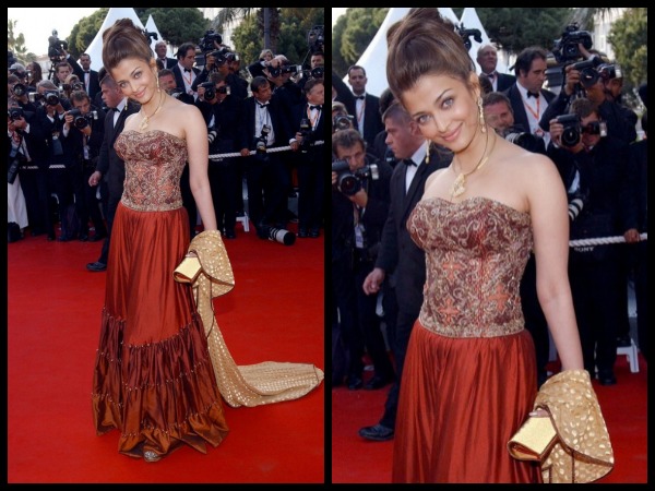 4. महरून लहंगे में लगीं बोरिंग