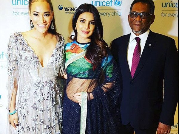  Priyanka's Royal Outfit At UNICEF Fundraising Event 1 