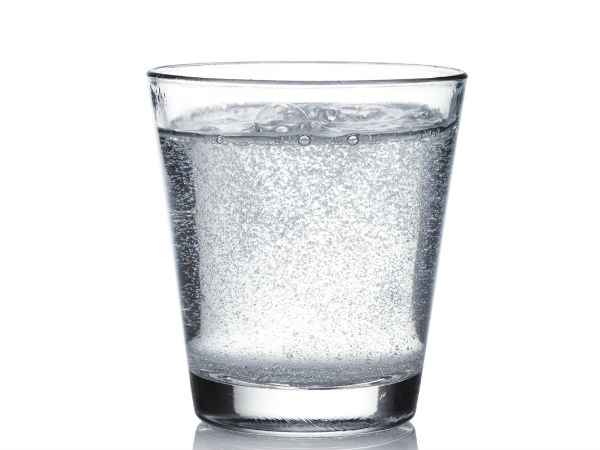 carbonated water on skin