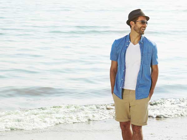 3-शॉर्ट ही पहने