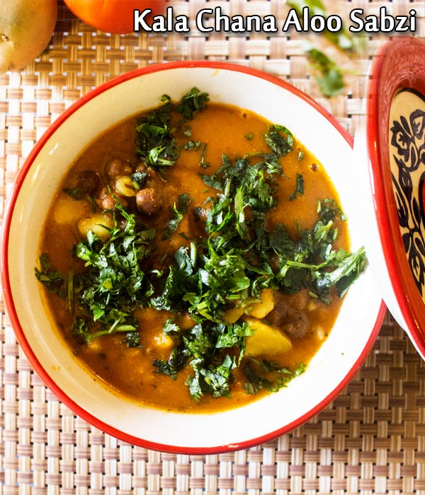 kala chana aloo sabzi