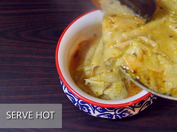 methi papad ki sabzi recipe