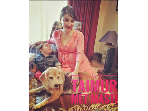  सोहा अली ने शेयर की थी बेबी तैमूर के साथ 