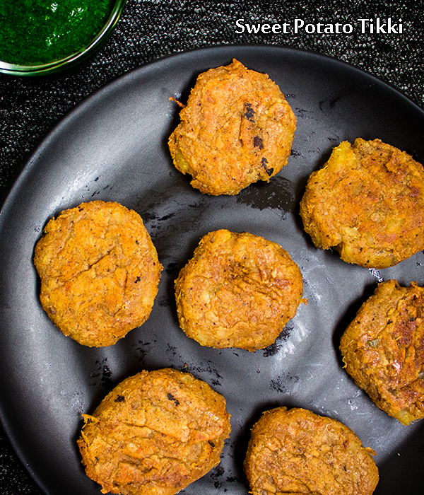 sweet potato tikki recipe