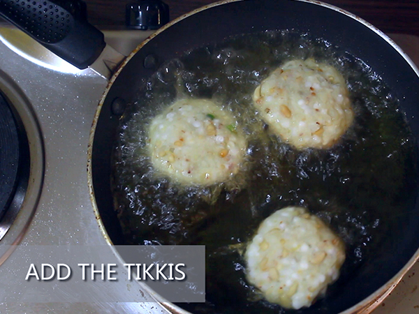 sabudana tikki recipe