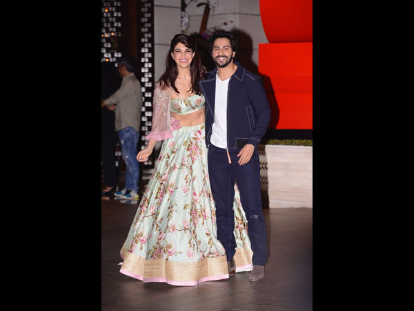 जैकलीन फर्नांडीस और वरूण धवन 