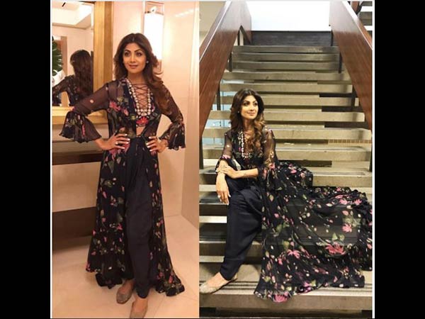 Sonakshi Sinha or Shilpa Shetty in arpita mehta's Dress Sonakshi Sinha or Shilpa Shetty in arpita mehta's Dress