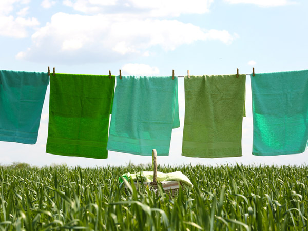 sharing towels family