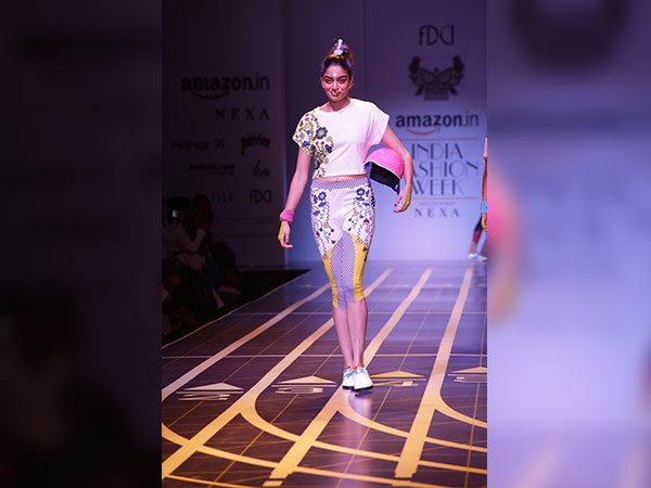 milind soman at amazon india fashion week