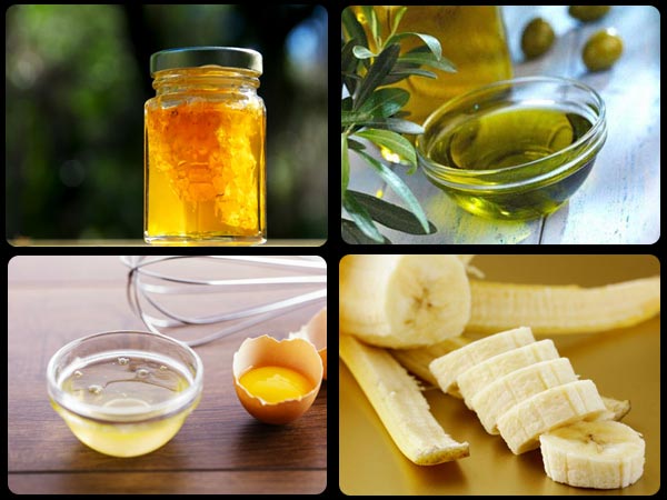 3. केला, शहद, अंडा और वर्जिन ऑलिव ऑयल हेयरपैक 3. केला, शहद, अंडा और वर्जिन ऑलिव ऑयल हेयरपैक