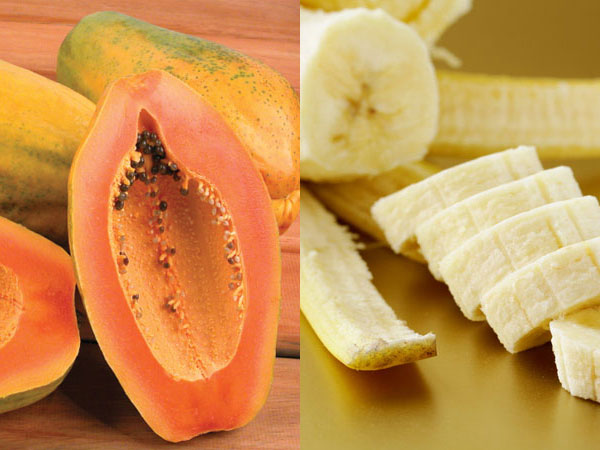 5. पपीते और केले का मास्क 5. पपीते और केले का मास्क