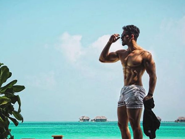 सिक्स पैक एब्स दिखाए टाइगर ने सिक्स पैक एब्स दिखाए टाइगर ने