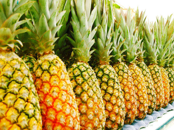 6. पाइनएप्‍पल खाइये 