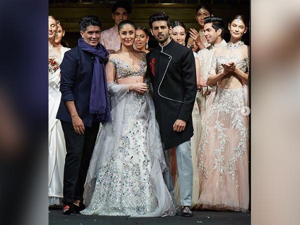 कार्तिक और बेबो ने प‍हली बार शेयर किया रैम्‍प 