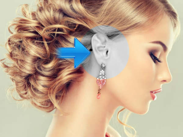 6. कान पर तिल: