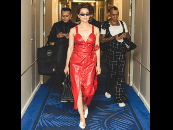 Kangana Ranaut takes bold to another level on her second day in Cannes 