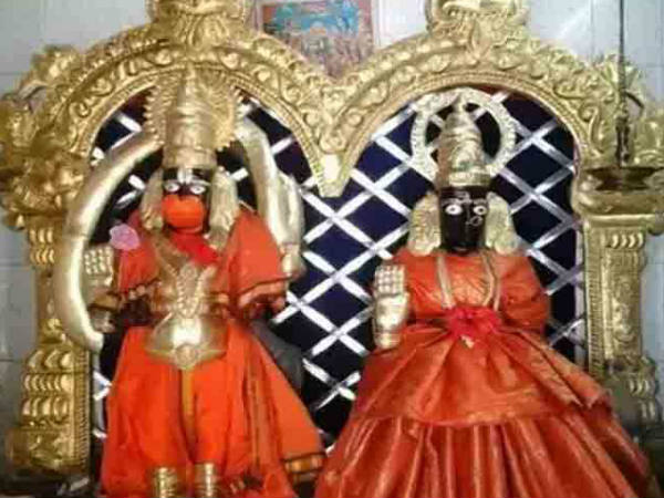 the-temple-hanumanji-with-wife-khammam-district-telangana