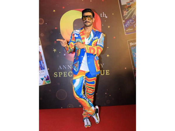 Ranveer Singh is a ‘firework’ in this New colourful suit