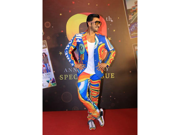 Ranveer Singh is a ‘firework’ in this New colourful suit
