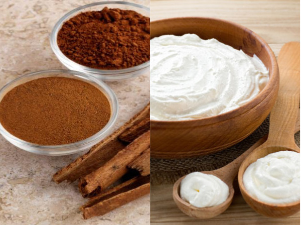 दही और दालचीनी 