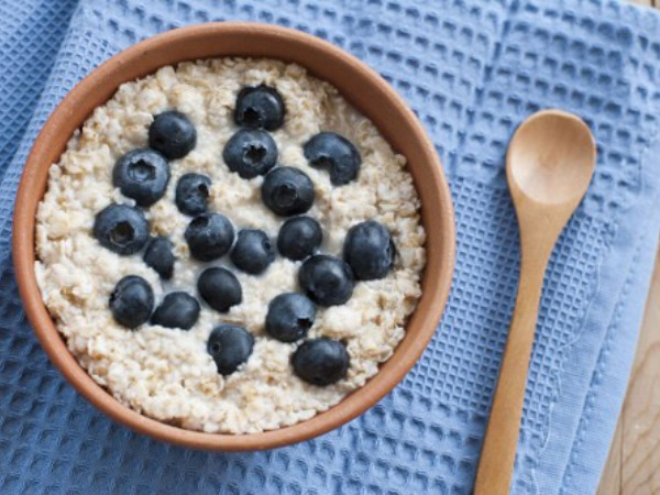 ओटमील और बेरीज 