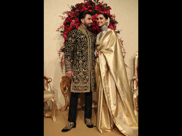 Deepika Padukone Ranveer Singh Reception Outfits