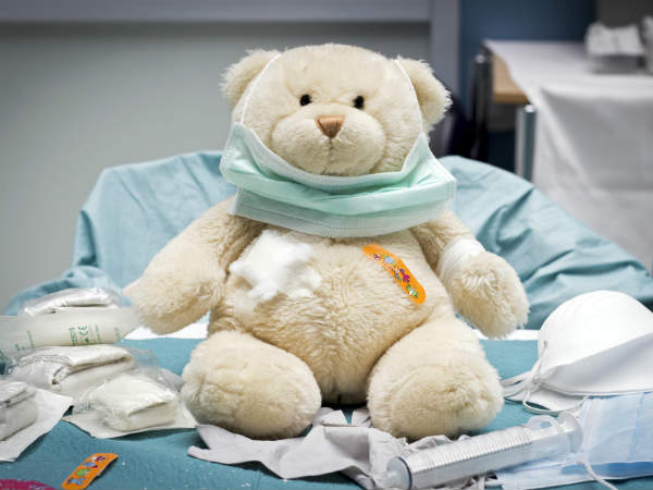 5. सफ़ेद टेडी बियर