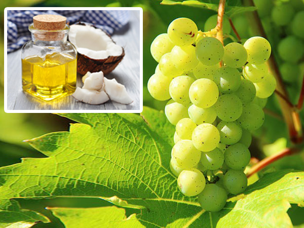अंगूर, नारियल का तेल और शहद का मास्क 