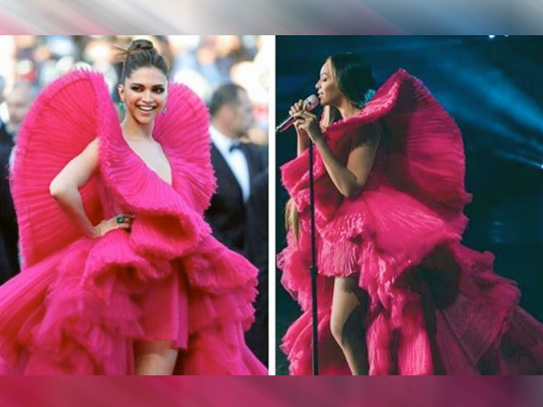 After Beyonce, its Angelina Jolie who has recreated Deepika Padukones iconic look from the Cannes