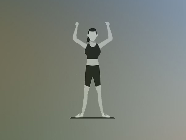  ओवरहेड ट्राइसेप्स स्ट्रेच