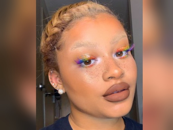 लॉरेन बी ब्राउन आईमेकअप