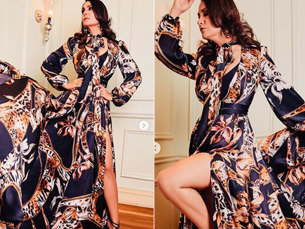 फ्लोरल गाउन