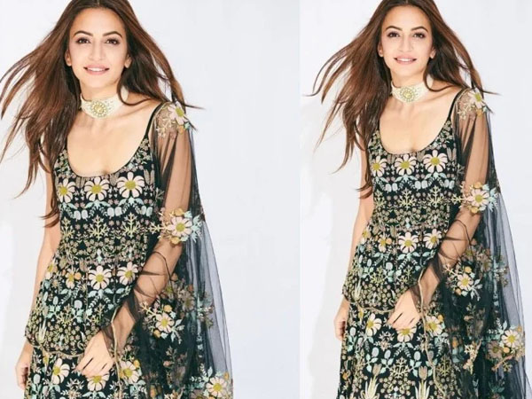 ब्लैक अनारकली सूट