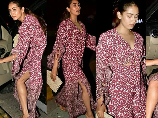 स्लिट ड्रेस