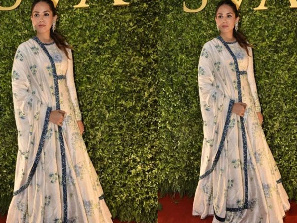 फ्लोरल अनारकली कुर्ता