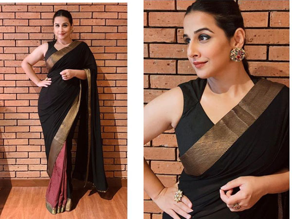 ब्लैक साड़ी ब्लैक साड़ी