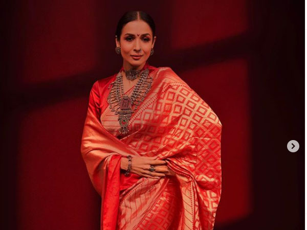 malaika arora silk sari malaika arora silk sari